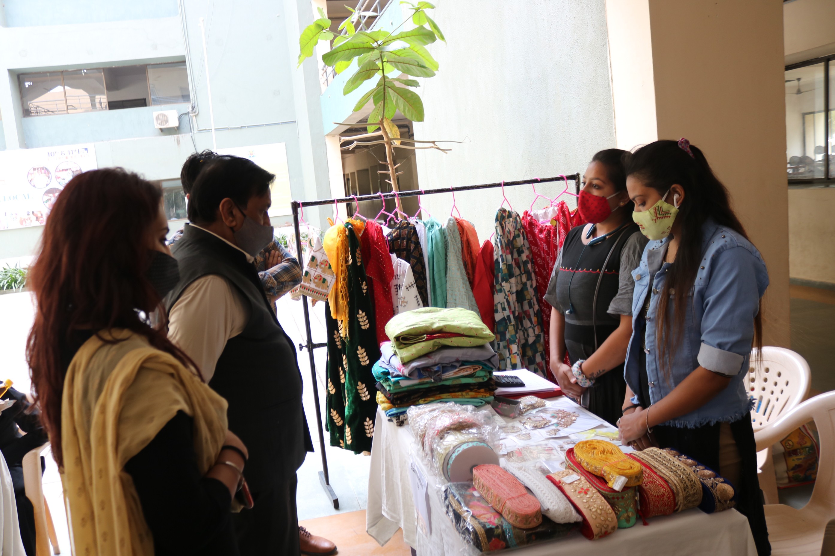 Exhibition of products and services by local vendors of Gujarat