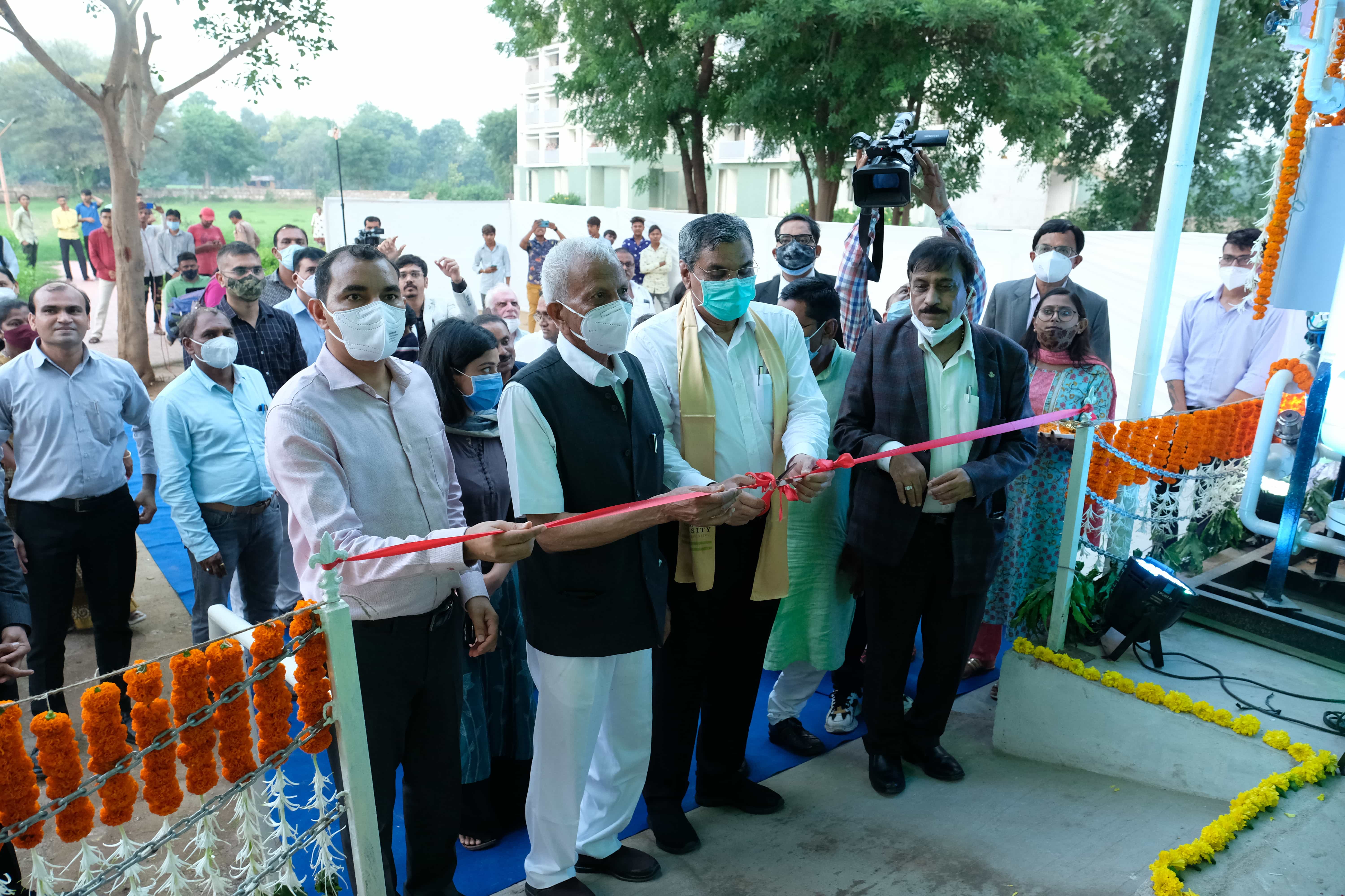 Oxygen plant inauguration