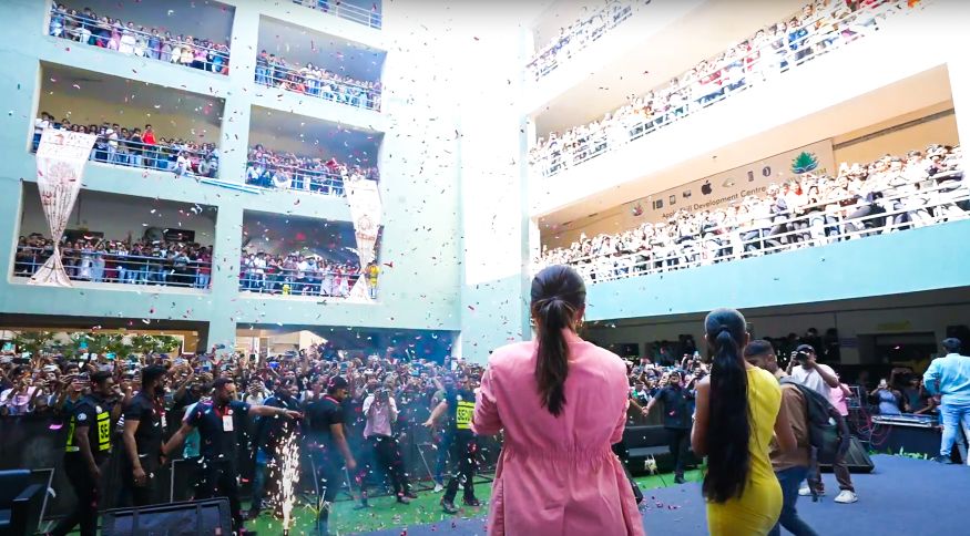 Rashmika  Mandana at SSIU 